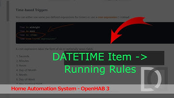 OPENHAB 3 - Rules triggers by DateTime item - SmartHome ITA sub ENG