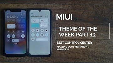 Miui 12 best theme of the week part 13 / new control center / amazing boot animation / hindi