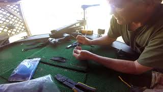 How to install a trolling motor foot switch