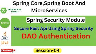 Spring Security Session -04 | Database Authentication | Multiple Users Access Control