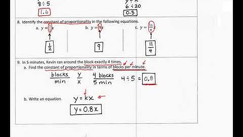 Answer Key Video G7M1 Topic AB Review L 1 to 10