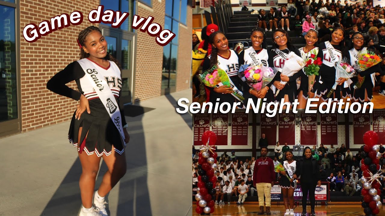 Game day vlog: Senior night edition (very chaotic)