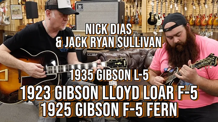 1923 Gibson Lloyd Loar & F-51925 Gibson F-5 Fern M...