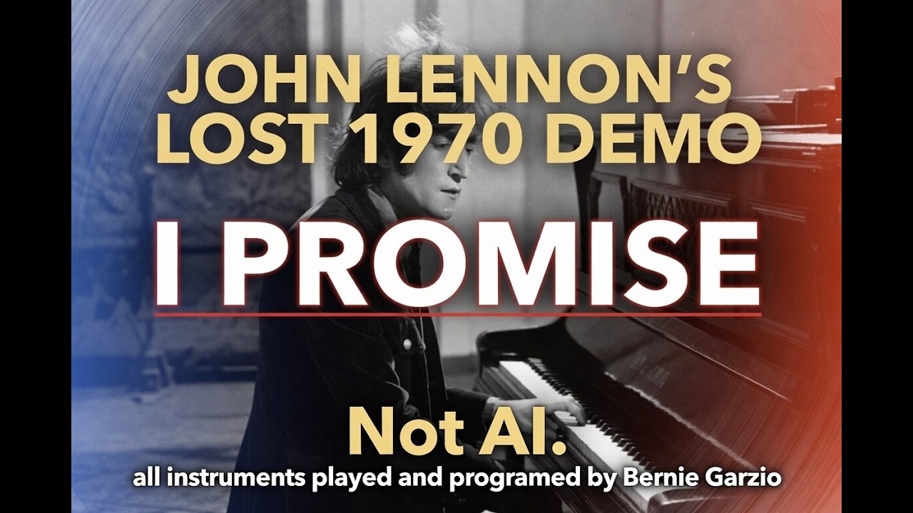John Lennon's Lost 1970 Demo "I Promise" Cover Not AI