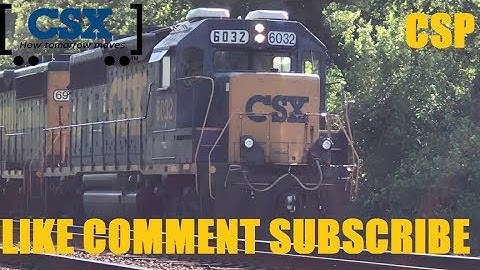 [CSXT]6032 GP40-2 & 6935 [GP40-2]Comes Into Milan Yard Lite Engine