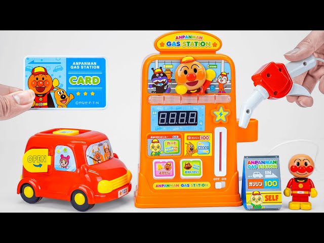 95 Minutes Satisfying with Unboxing Cute Anpanman Self Refueling GAS STATION Set 😊 ASMR