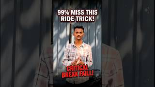 How to Stop Bike in Brake Failure? 😱 #shorts #information #bikedoctor #motovlog