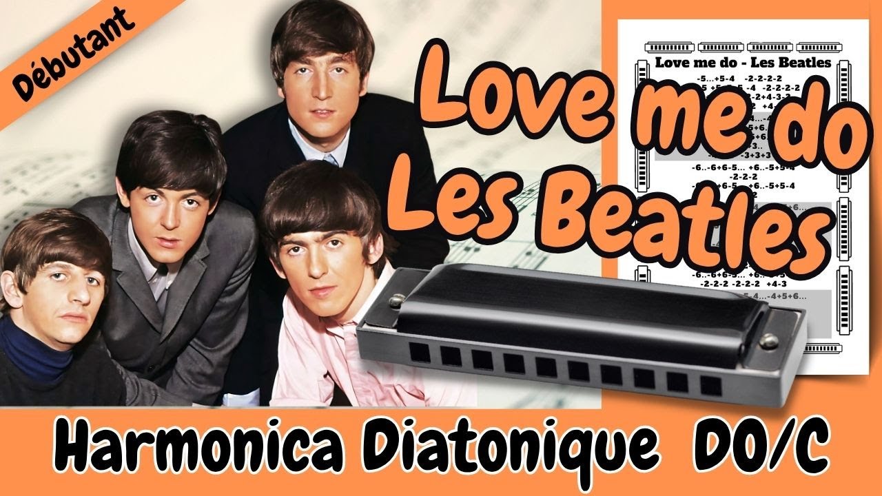 Love Me Do des Beatles, tablature GRATUITE pour harmonica diatonique Do / C