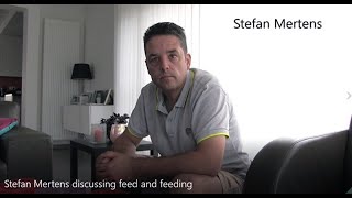 Stefan Mertens discussing feed and feeding