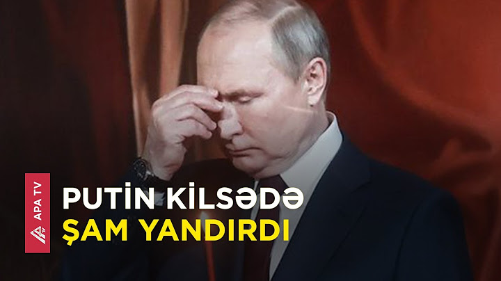Vladimir Putin matəm günü kilsədə şam yandırdı – APA TV