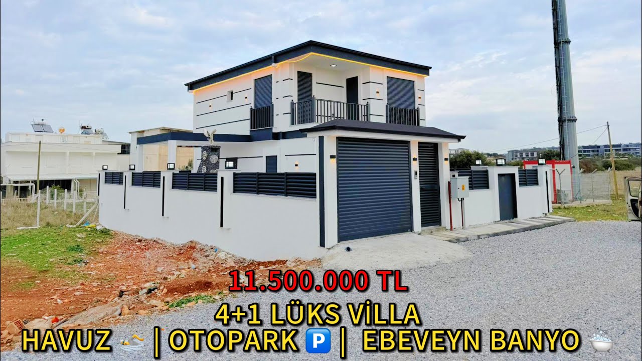 ÖZEL HAVUZLU 4+1 TAM MÜSTAKİL LÜKS VİLLA