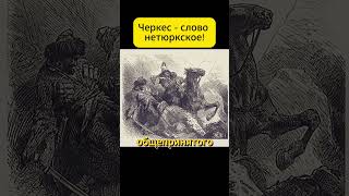 Почему черкес — не тюркское слово? #адыги #история #черкесы #shorts