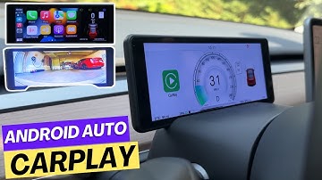 NEW Instrument Cluster Display For Tesla Model 3/Y (Camera | Carplay | AA |Blind Spot) #teslamodely
