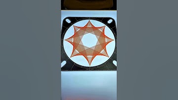 The Secret Star That Spins Like Magic..#spirographshr #asmr #spirograph #satisfying #pattern #reel