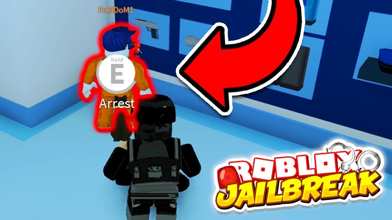 NOCLIP HACKING COPS  Roblox Jailbreak 