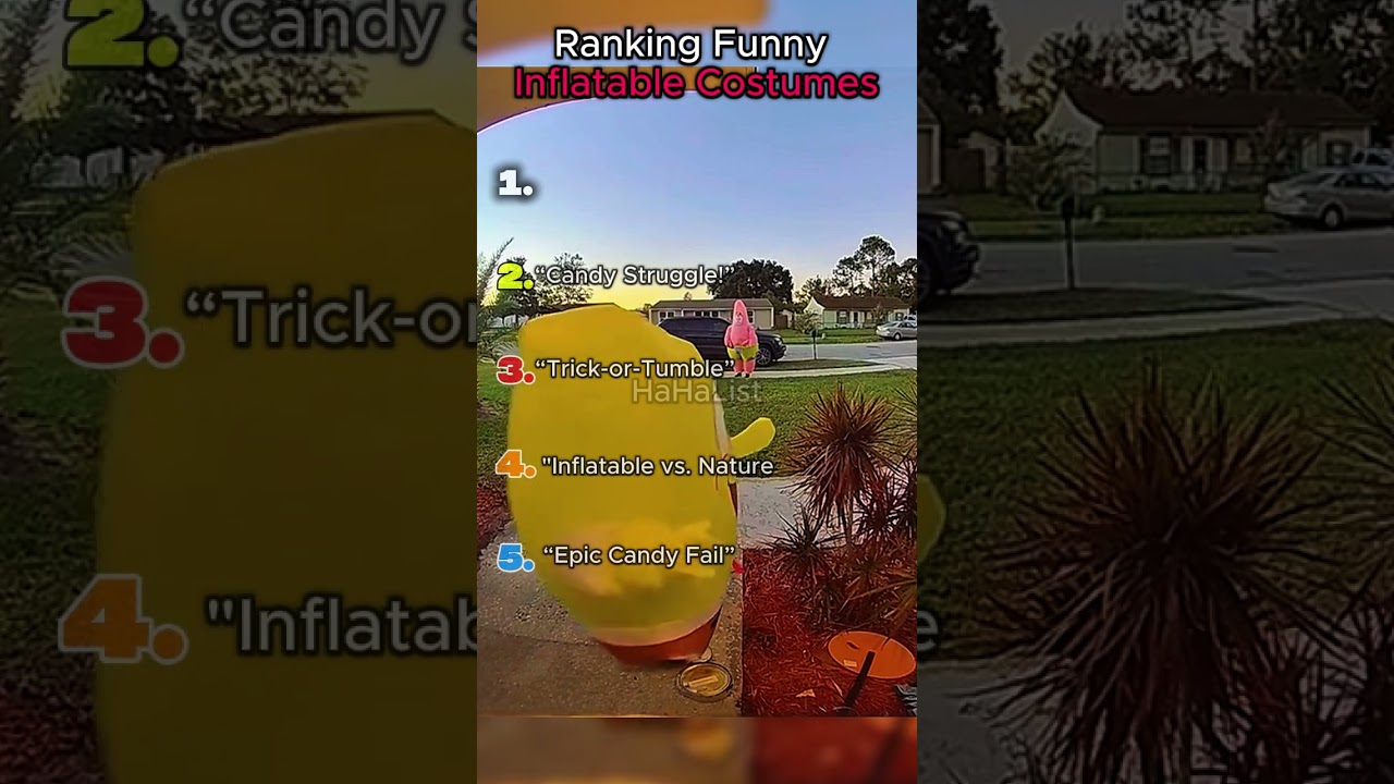 Ranking Funny Inflatable Costumes 