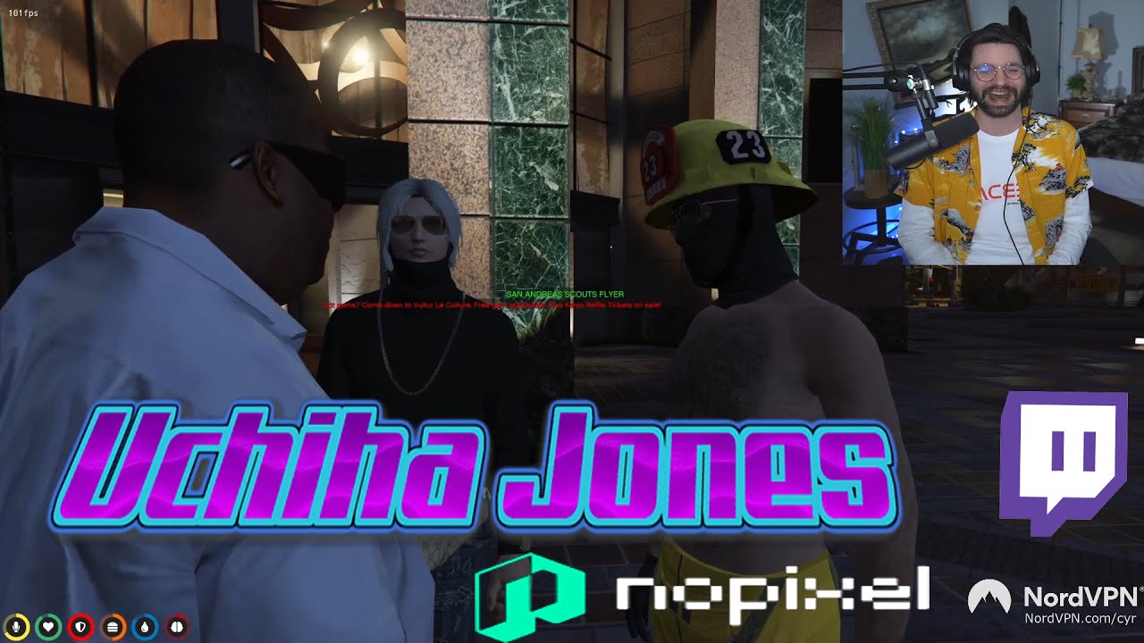 Uchi Hangs with Vinny and Mickey | Uchiha Jones | GTA RP NoPixel 3.0 | Cyr VOD (03/24/2021 Part 4)
