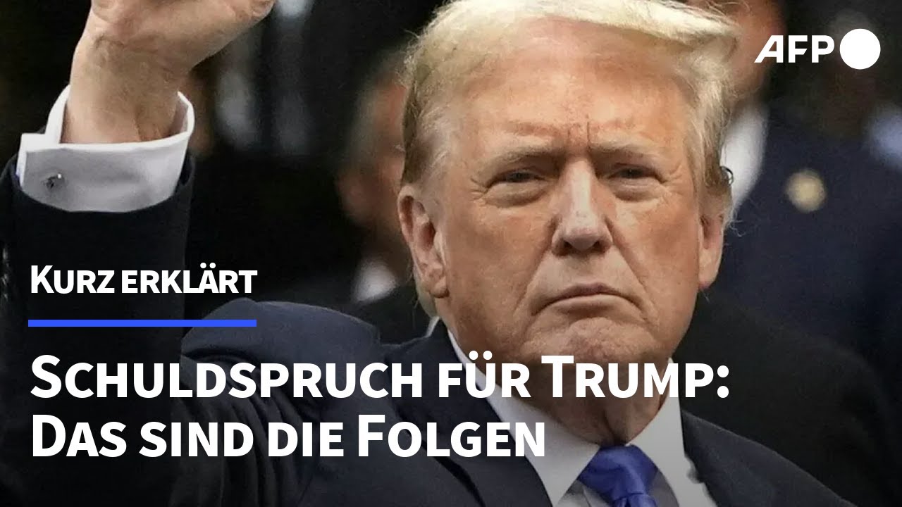 Donald Trump: Ex-Präsident in allen Punkten schuldig gesprochen | BR24