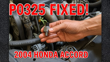 Knock Sensor Replacement (P0325 Code FIXED!) | 2004 Honda Accord