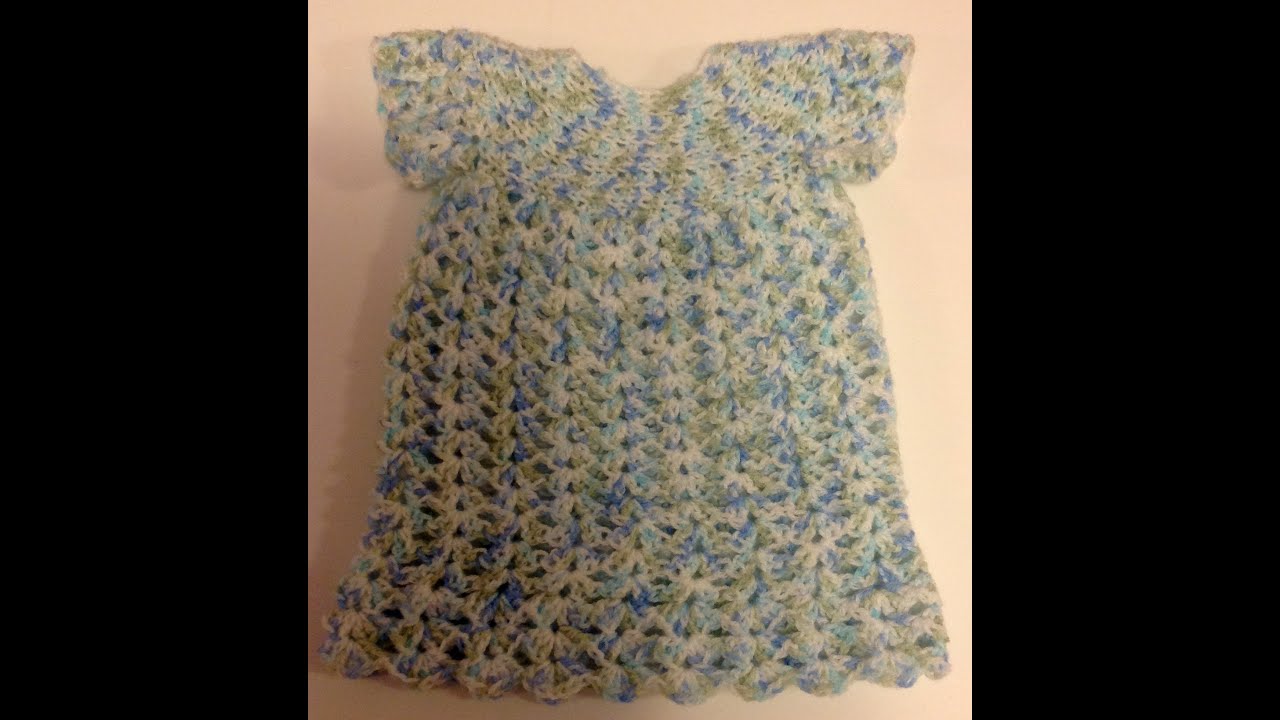 Bedtime for Dolls Nightgown for 18" Dolls Crochet Pattern Tutorial