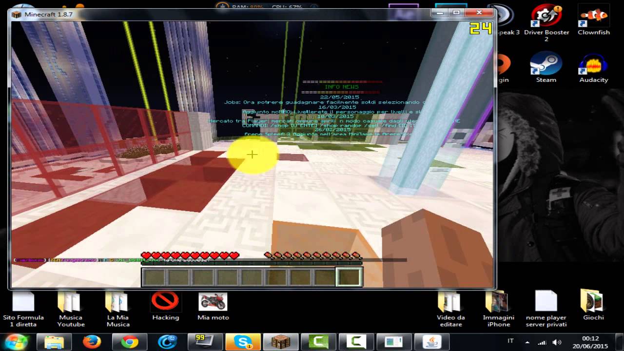 Minecraft Bot Attack [TerroristBot] - YouTube
