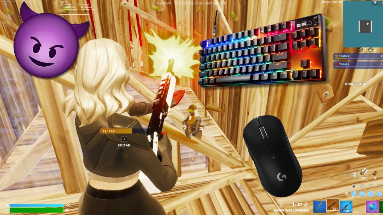 [4k] Fortnite ASMR Box fights 😴240hz Gameplay 1vs1📦💤 - YouTube