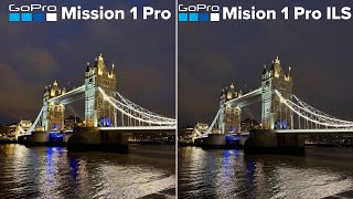 GoPro Mission 1 Pro vs GoPro Mission 1 Pro ILS Camera Test Comparison