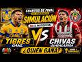 ¡DUELO BRUTAL! TIGRES vs CHIVAS – CUARTOS DE FINAL IDA!
