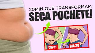 Barriga Chapada em Casa: Treino de 20 Min Que Seca a Pochete Rápido