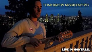 Video thumbnail of "Tomorrow Never Knows (Bruce Springsteen cover) - live in Montreal - Trip to Canada, PART 19"