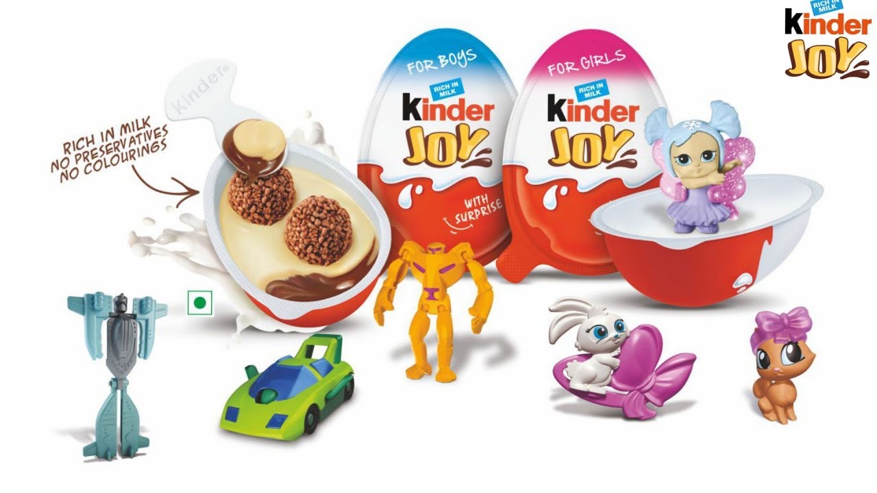 New Kinder Joy colour changing toys 