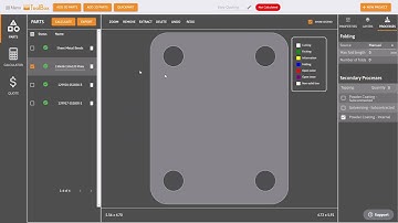 Laser Cutting Quoting with Folding and Secondary Processes - ToolBox