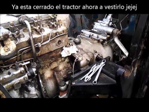 Manual de reparación para los tractores Ebro terminando el trabajo