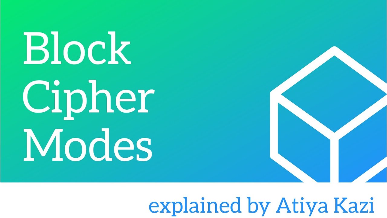 Block Cipher Modes of Operation - YouTube