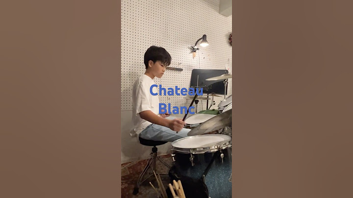 ドラム:Chateau Blanc/稲葉浩志、叩いてみたよ