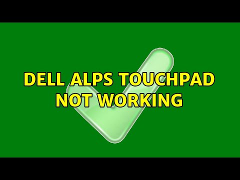 Ubuntu Dell Alps Touchpad not working 2 Solutions by Roel Van de Paar
