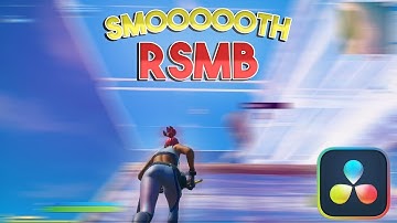 Tutorial: How To ADD Motion Blur To Fortnite Montages In Davinci Resolve!