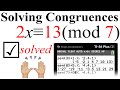 Master Linear Congruences & Modular Arithmetic with Easy Steps π