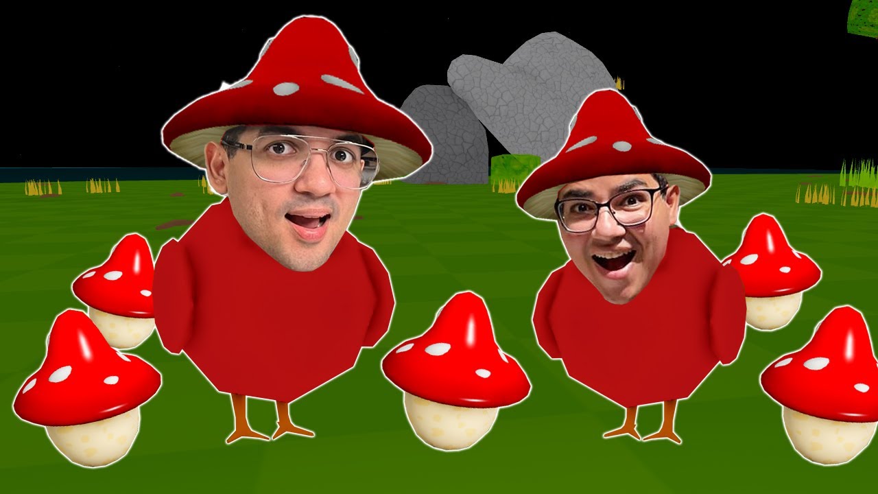 USAMOS OS PODERES DO COGUMELO NO MUNDO DAS GALINHAS!! - Roblox Chicken Life