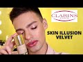 CLARINS SKIN ILLUSION VELVET ❤️ НОВИНКИ ЛЮКСА! ТЕСТИРУЕМ НОВУЮ ТОНАЛЬНУЮ ОСНОВУ