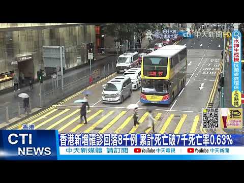 【每日必看】香港疫情趨緩但死亡率續創新高 商場.超市再現人流@中天新聞CtiNews 20220328