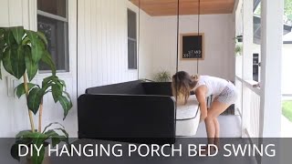How to Build a Bed Swing | Porch Bed Swing | DIY Wooden Hanging Bed