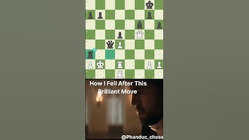 How I Feel After This Brilliant Move 😎 #chess #shorts
