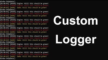 How to Create a Custom Logger | Game Engine From Scratch