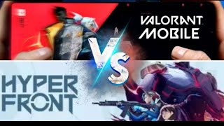 Valorant mobile vs hyper front comparisons #valorant #valorantmobile #agent #videos