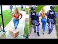 The Moment Scammers Realize The Cops Set Them Up!