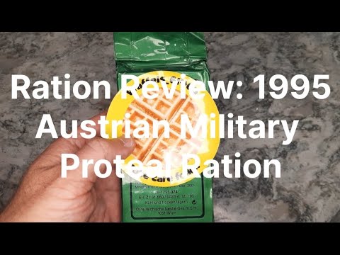 Ration Review: 1995 Austrian Military Proteal Ration, and Country #31 ...