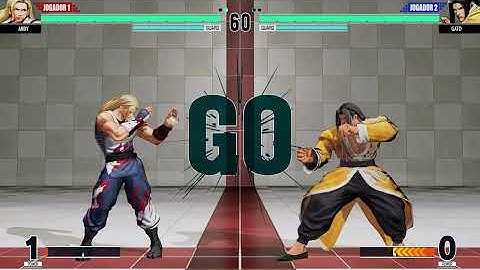 KOF XV - Andy vs Gato - (Insane AI)  | Cpu vs Cpu |