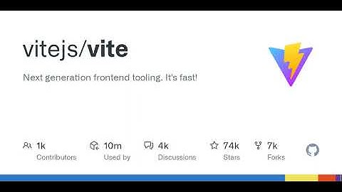 GitHub - vitejs/vite: Next generation frontend tooling. It