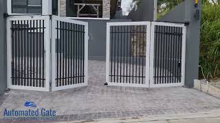 Automated folding gate